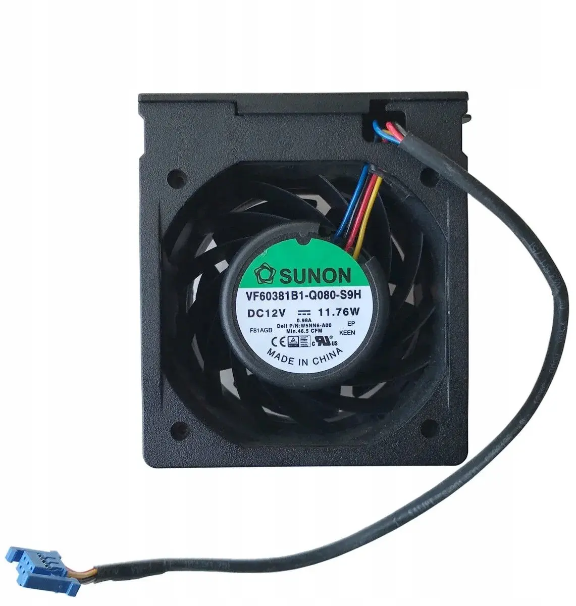 Dell H3H8Y standarta dzesēšanas ventilators 60x60x38