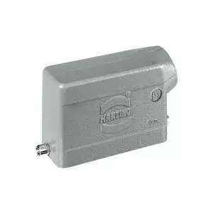 Harting Han 24B Hood, Side Entry, M25 Thread, Metal Housing