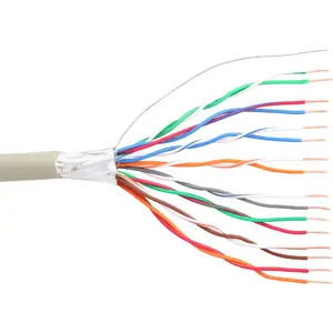 InLine Telephone Cable 16 wire solid installation 8x2x06mm shielded 25m