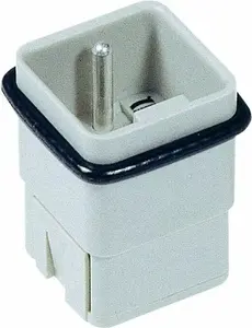 Harting Han® Q Stifteinsatz 09 12 005 3001 5+PE Crimp pin insert, single-piece
