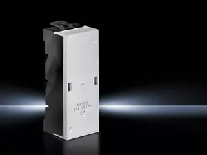 Outlet box Rittal SV 9613.000 — enclosure 54×160 mm, black/white
