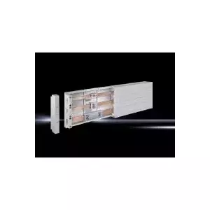 Busbar holder for flat copper busbars Rittal SV, model 9340.050, RAL 7035