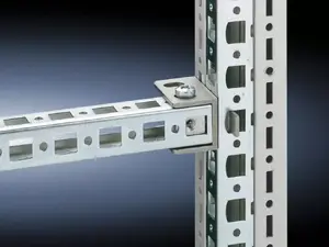 Mounting bracket Rittal SZ 4182.000, zinc housing, silver, compatible with TS and SE