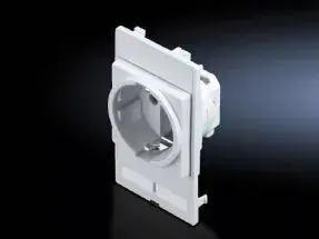 Socket outlet CEE 7/3 Rittal 2482.400, PC housing, IP65, 25 V 16 A 50 Hz, white