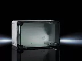 Electrical enclosure Rittal 9520.100 polyamide body with transparent polycarbonate cover IP66, 254×90×180 mm