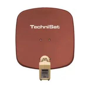 Satelīta antena TechniSat Digidish 45 Twin Sarkana