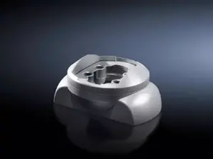 Mounting Bracket Rittal CP 6206.360 Zinc, white — for support arm connection 120x65 mm