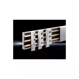 Rittal Reitersicherungselement SV 3427.040, poliester pelēks (RAL 7035), priekš sliežu baras, 56 x 251 mm