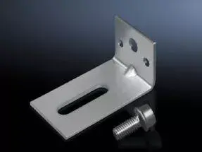 Mounting bracket Rittal 4595.000, steel, silver, pack of 4