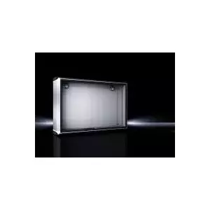 Корпус операционного пульта Rittal Optipanel 6380.020 — фронтальная панель 430×343 мм, анодированный алюминий, RAL 7035/7024