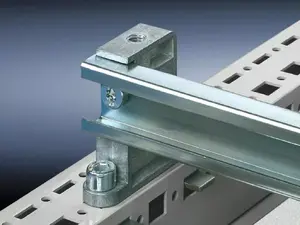 Cabinet mounting kit Rittal TS 4199.000 — zinc housing, silver, compatible with TS/SE/PS, pack of 6
