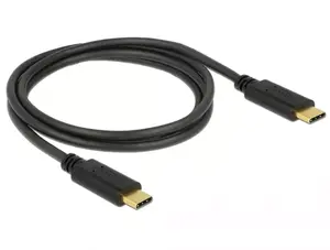 USB cable DeLOCK 83323 USB 2.0 1 m USB C Black