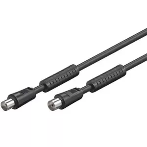 Coaxial Cable Alcasa S-PAK05S 5m RF TV Black