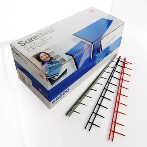 Binding Strips GBC SureBind A4 Grey 25mm (100) Photo 4