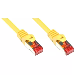 Tīkla kabelis Alcasa 0.25m Cat. 6 S/FTP Dzeltena