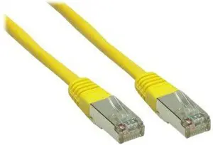 Сетевой кабель Alcasa 0.25m Cat. 6 S/FTP Желтый