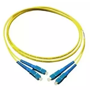 Fibre optic cable Alcasa LW-910SC 10 m 2x SC Yellow