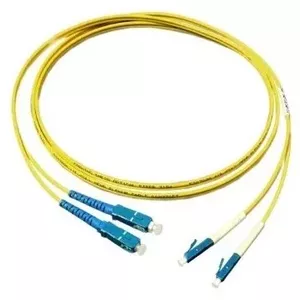 Fibre Optic Cable Alcasa LW-910LS 10m 2x LC 2x SC Yellow
