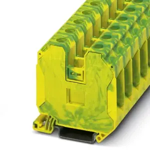 Phoenix UT 35-PE Protective Conductor Terminal Block, 2-Position