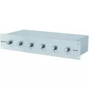 Zone controller Omnitronic ELA 6S 10W — 6-zone public address controller, 10 W output