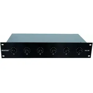Zone controller Omnitronic ELA 6S 20W Black — 6-zone audio paging controller, 20 W output