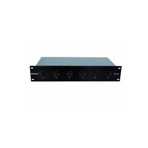Volume controller Omnitronic ELA 6S Black — desktop audio level control, 6-step attenuation
