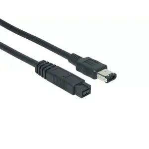 FireWire Cable Alcasa 2620-FB3 3m 9p 6p Black