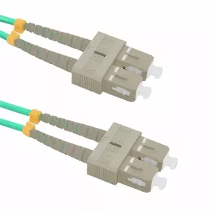 Network Cable Qoltec SC/UPC - SC/UPC Multimode 50/125 OM4 Duplex 5m Black