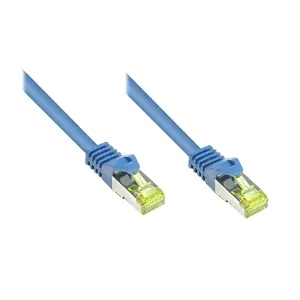 Networking Cable Alcasa Cat7 15m RJ-45 S/FTP Blue
