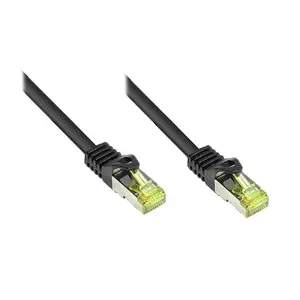 Сетевой кабель Alcasa RJ45/RJ45 30 м Cat7 S/FTP Черный