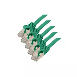 Сетевой кабель ShiverPeaks 75513-G-SET5 3м Cat7 S/FTP Зеленый