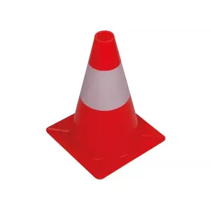 Traffic cone Velleman 1190-30 Red White PVC