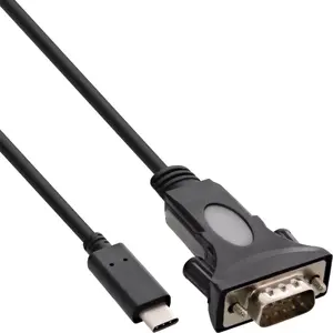 USB-C to Serial Adapter Cable InLine 33308L 1.8m
