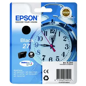 Epson Alarm clock 27 DURABrite Ultra ink cartridge Standard Yield Black