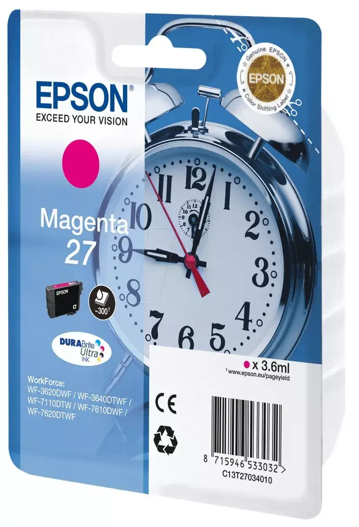 Epson DURABrite Ultra C13T27034010 картридж магента Photo 2