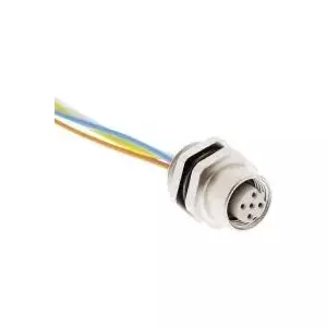 Harting 21 03 371 2403 Panel Feed-Through Connector, 24-Pole, IP65