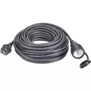 Удлинитель Renkforce 1384363 с вилкой Schuko 16 A и розеткой Schuko