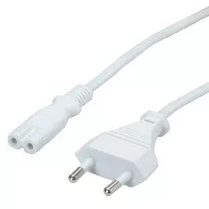 Power cable VALUE 19.99.2095 White 1.8 m CEE7/16 C7 coupler