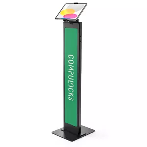Multimedia stand Compulocks Universal Tablet Cling Brandable Floor Stand Black