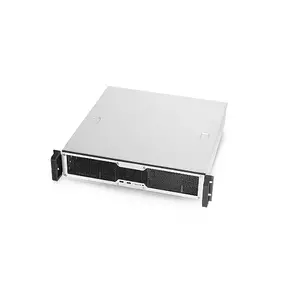 Chenbro RM24100-L tīkla aprīkojuma korpuss 2U Melns, Balts USB3