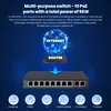 Slēdzis Extralink CERES 8x 100Mb/s PoE/PoE+ Photo 6