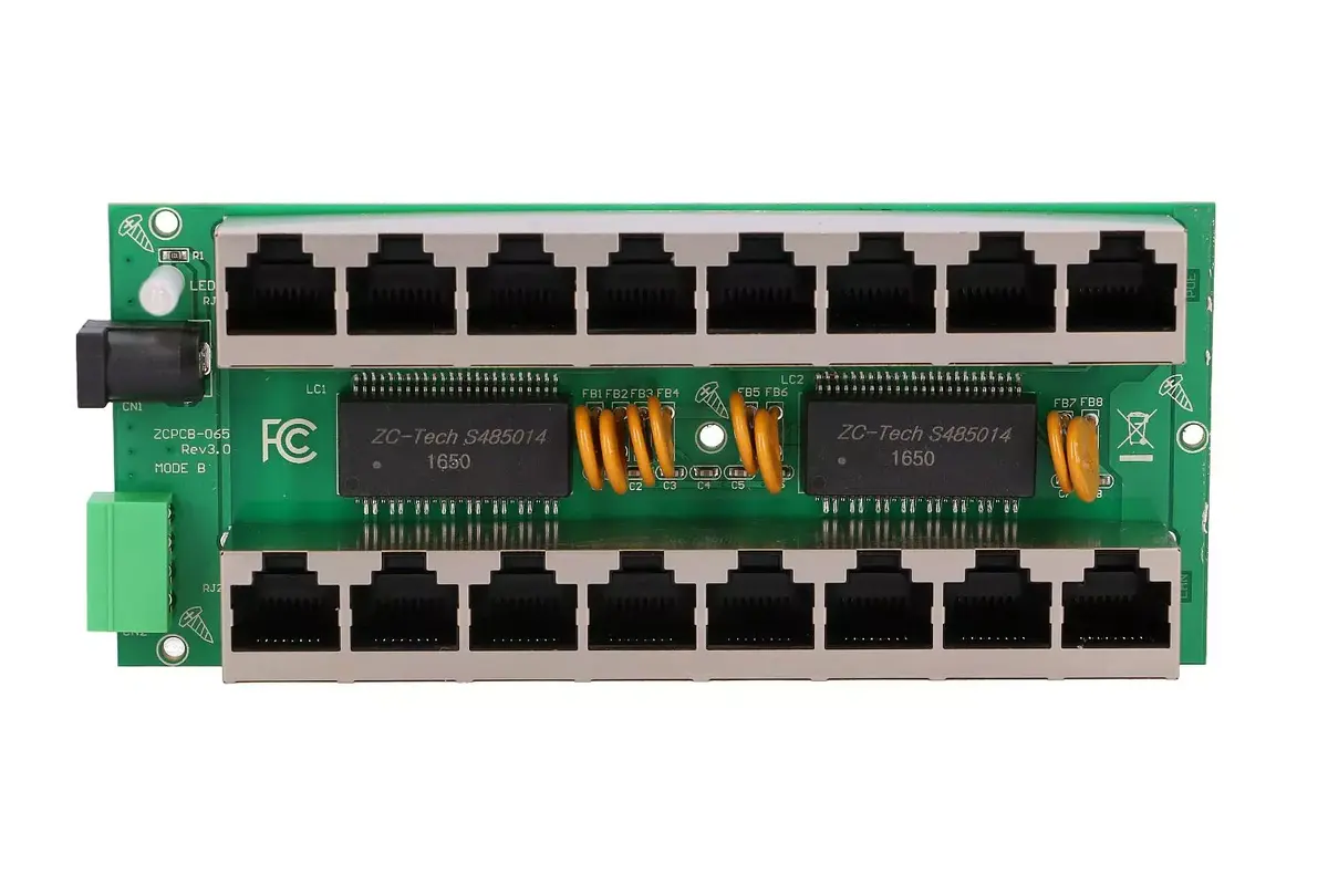 PoE Injector Extralink Gigabit 8 Port Photo 4