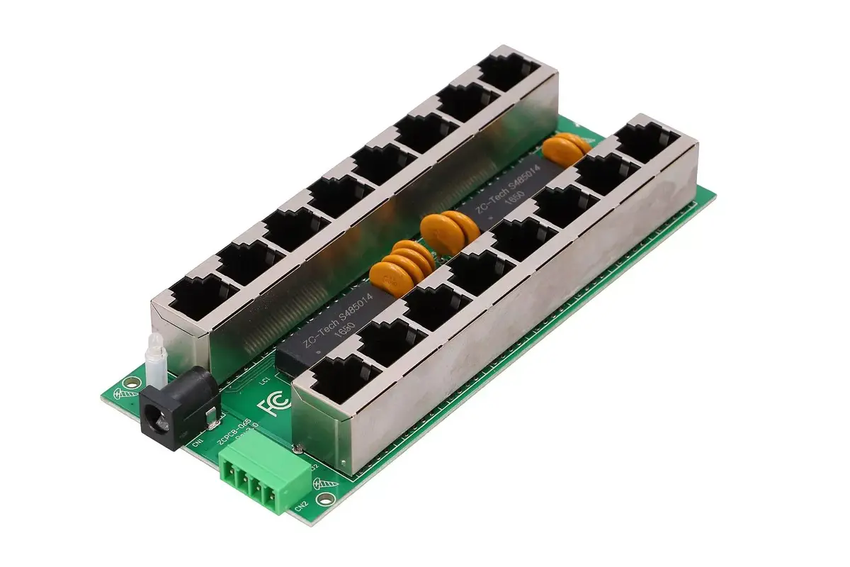 PoE Injector Extralink Gigabit 8 Port Photo 6