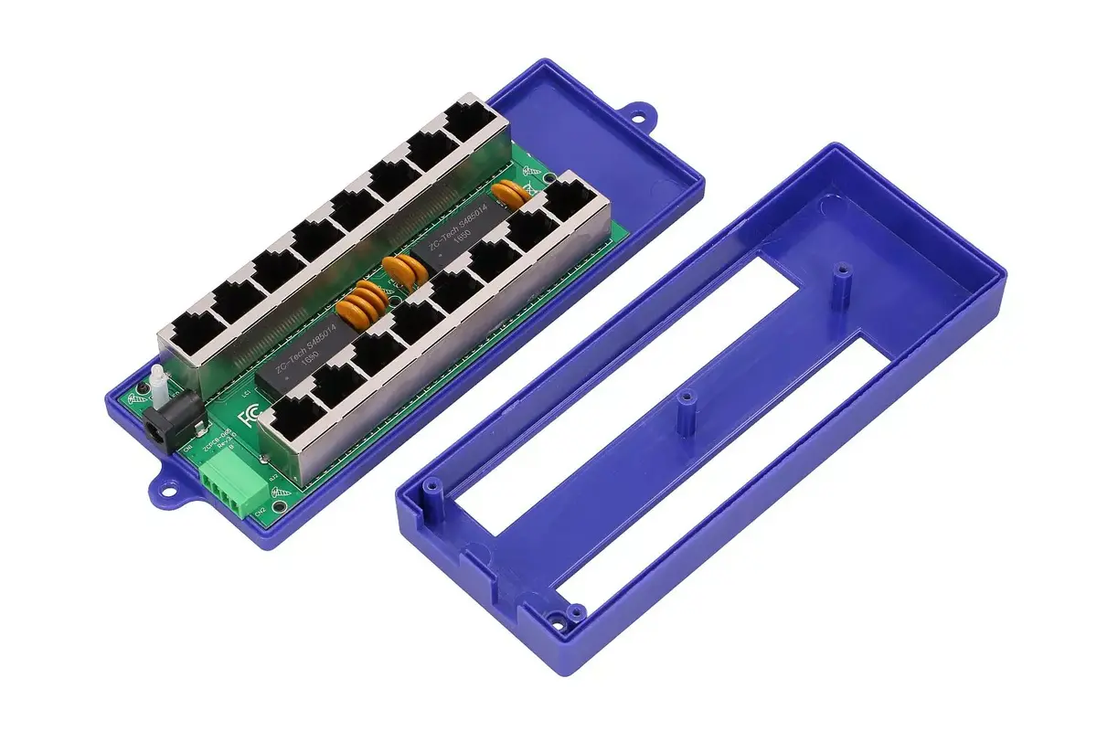 PoE Injector Extralink Gigabit 8 Port Photo 7