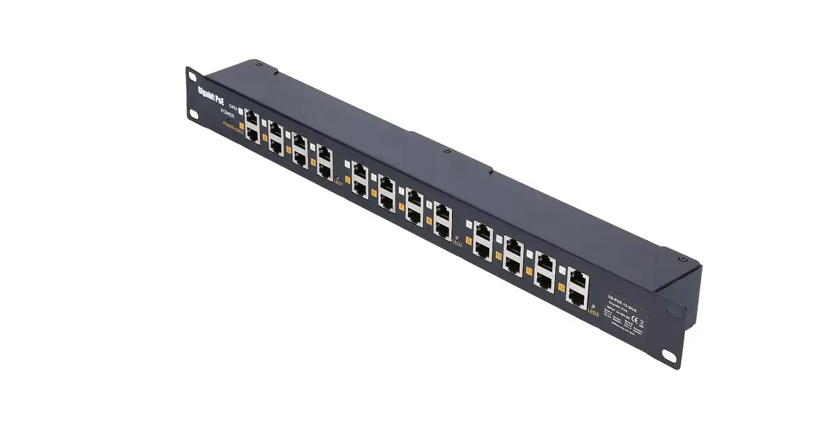 PoE Injector Extralink Gigabit 12 Port Photo 3