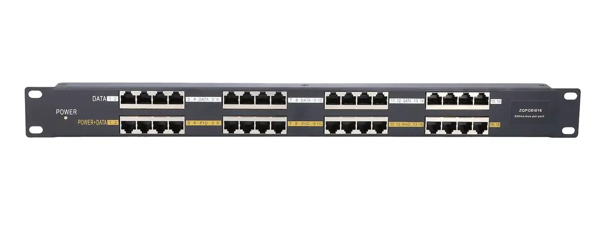 PoE injektors Extralink 16 porti 16x