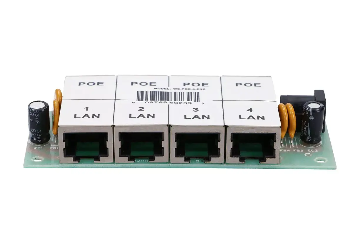 Extralink PoE injector 4-port 100Mb/s 48V Photo 2