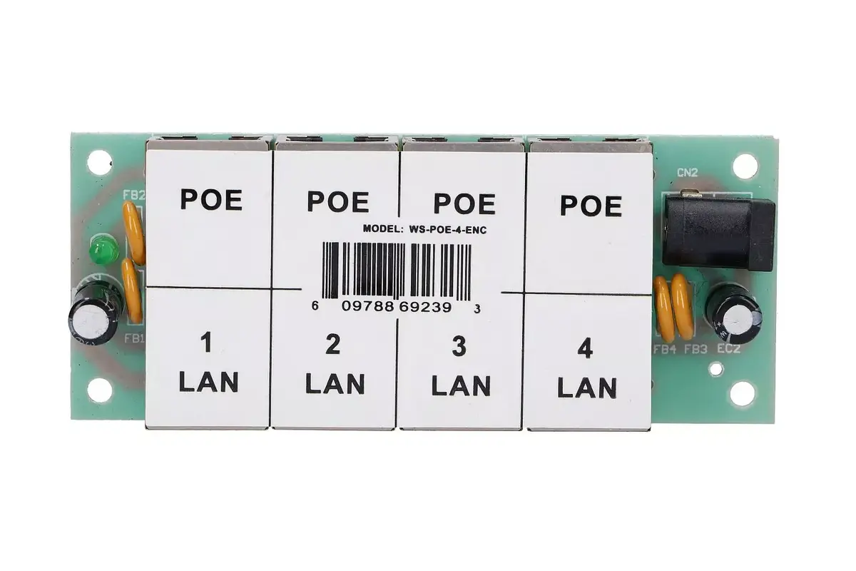 Extralink PoE injector 4-port 100Mb/s 48V Photo 6