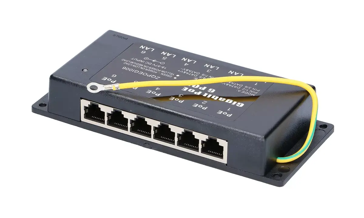 PoE injektors Extralink Gigabit 6 Port Photo 3
