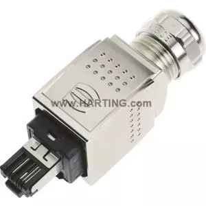 RJ45 разъем Harting Han PushPull 09 35 226 0401 прямой, 4 контакта, вставка для панели